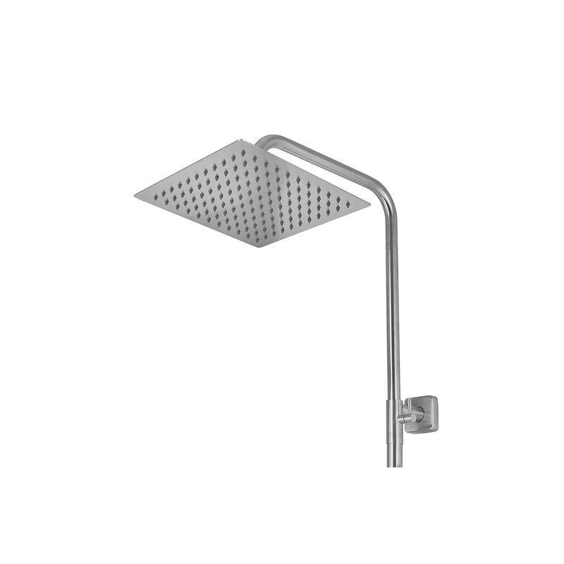 Душевая система Koer KI-53017-02 (KR5547) с термостатом, тропическим душем, 2 режима, сталь