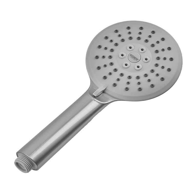 Душевая система Koer KI-57018-02 (KR5545) с термостатом, тропическим душем, 3 режима, сталь
