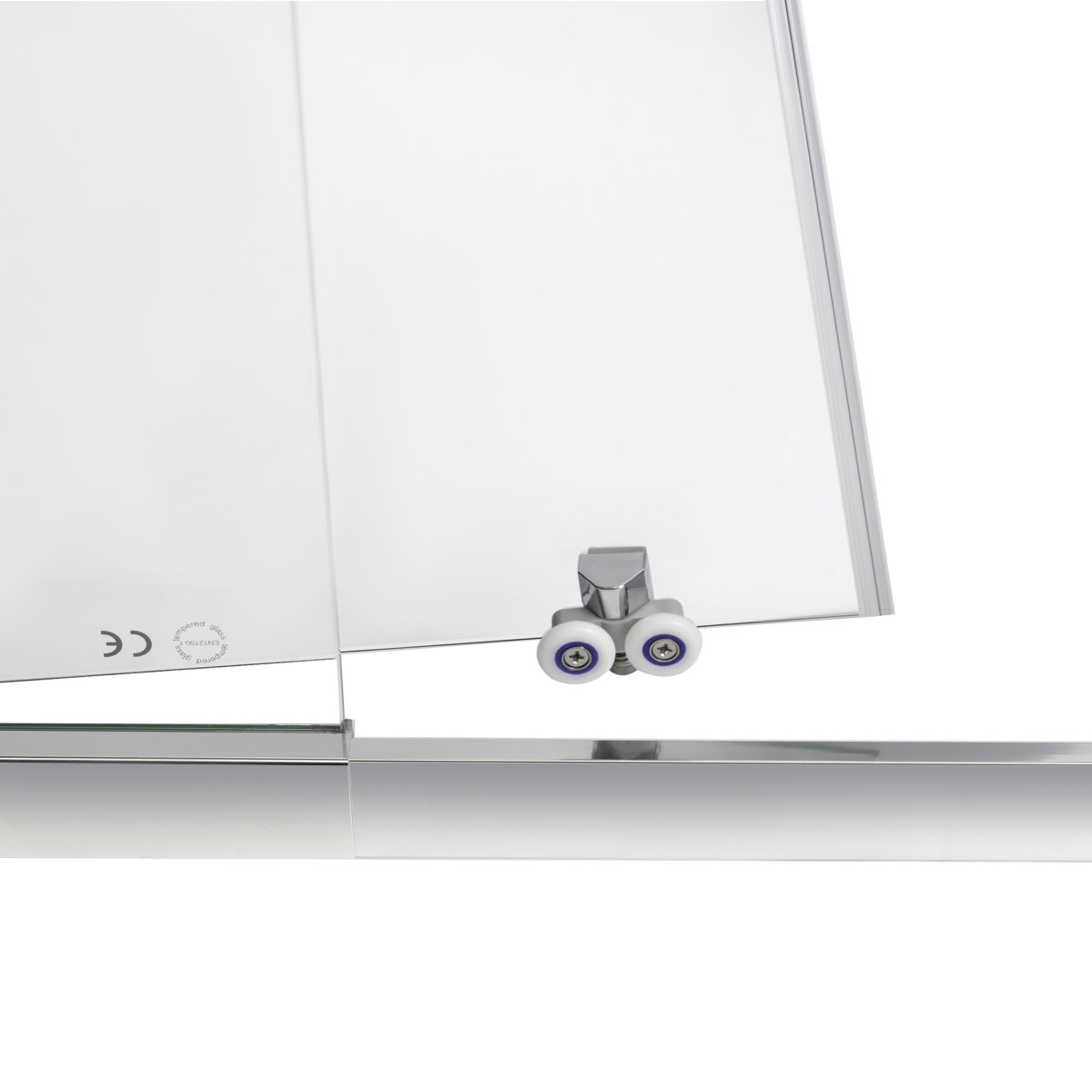 Душові двері в нішу Qtap Taurus (CRM2011-12.C6) розсувні 110-120x200 см прозора