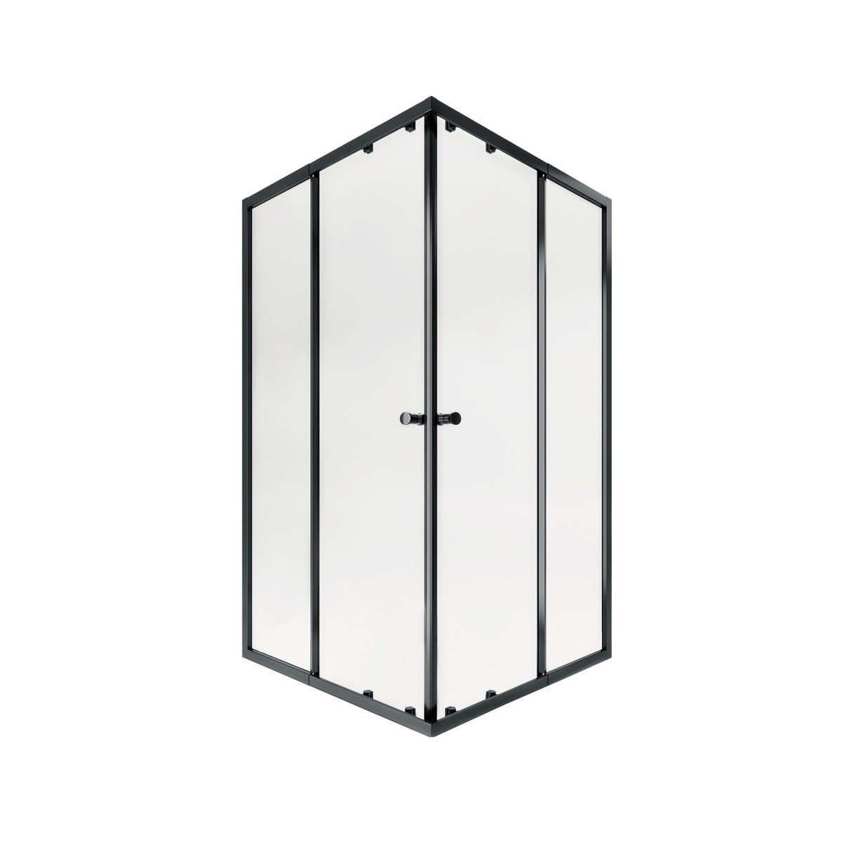 Душевая кабина Qtap Pisces квадратная 75-90x75-90 см регулируемая без поддона