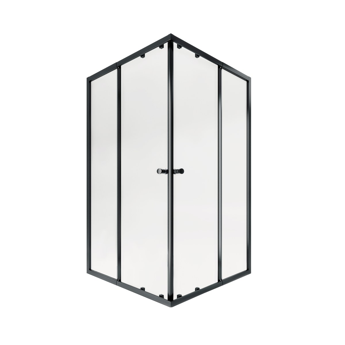Душова кабіна Qtap Pisces квадратна 90-105x90-105 см регульована без піддону