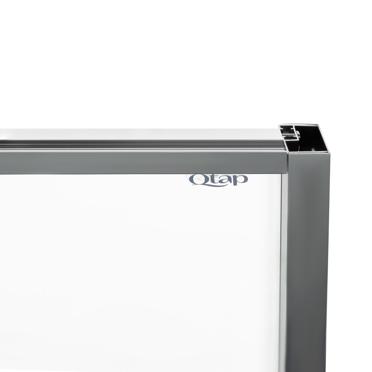 Душова кабіна Qtap Scorpio п'ятикутна 90х90 см прозора з дрібним піддоном Diamond