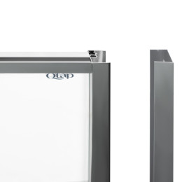 Душова кабіна Qtap Scorpio п'ятикутна 90х90 см прозора з дрібним піддоном Diamond