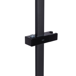 Душова стійка Qtap Lepit 705 (QTLEP82103NB) з тримачем, чорна