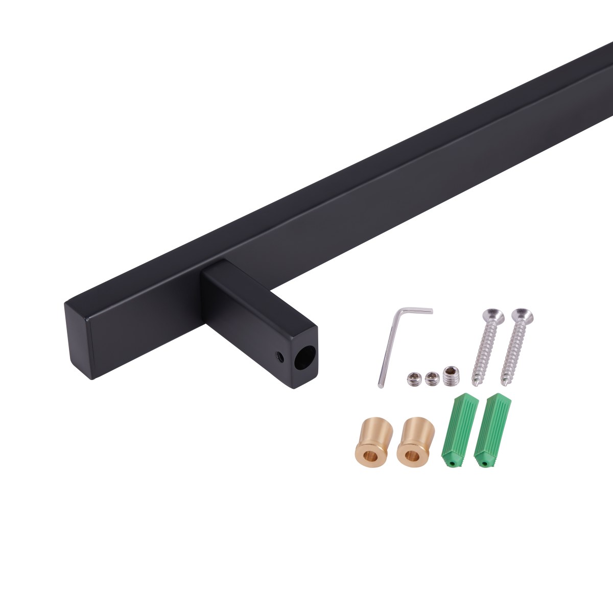 Душова стійка Qtap Lepit 705 (QTLEP82103NB) з тримачем, чорна