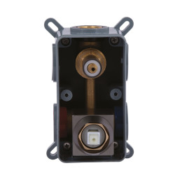 Душевая система QT Gemini (QTGEM113GMB45698) скрытого монтажа, смеситель на 2 режима, графит