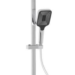 Душевая система QT Gemini (QT51103KNC) с тропическим душем и смесителем, 3 режима, хром
