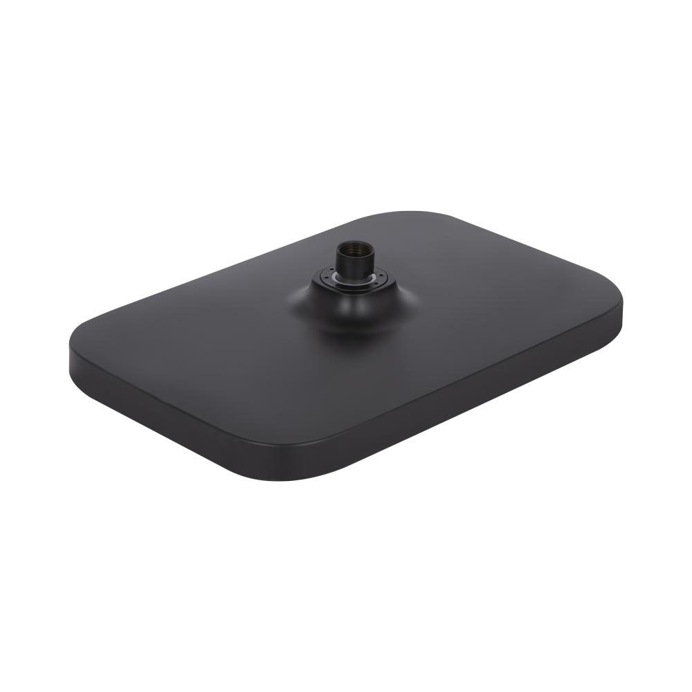 Душевая система QT Gemini (QT51103KNG) с тропическим душем и смесителем, 3 режима, чёрная