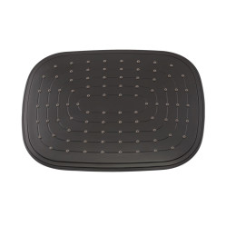 Душова система Lidz Kubis 1030 (LDKUB1030BLA35724) з тропічним душем і змішувачем, 3 режими, чорна