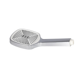 Душова система Lidz Wawel 1030 (LDWAW1030WHI45401) з тропічним душем і змішувачем, 3 режими, хром/білий