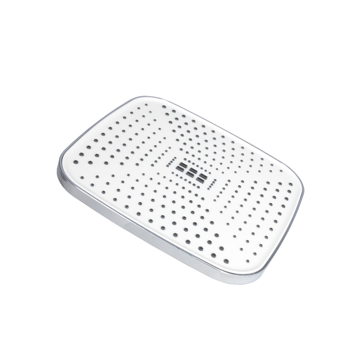 Душова система Lidz Wawel 1030 (LDWAW1030WHI45401) з тропічним душем і змішувачем, 3 режими, хром/білий