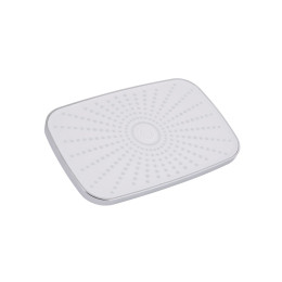 Душевая система QT Gemini (QTGEM111CRW45687) с тропическим душем и смесителем, 3 режима, хром с белым