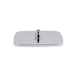 Душевая система QT Gemini (QTGEM111CRW45687) с тропическим душем и смесителем, 3 режима, хром с белым
