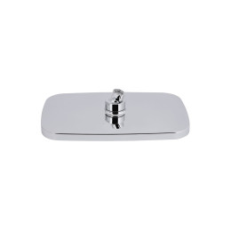 Душевая система QT Gemini (QTGEM111CRW45687) с тропическим душем и смесителем, 3 режима, хром с белым