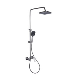 Qtap Gemini душевая система Gunmetal Black