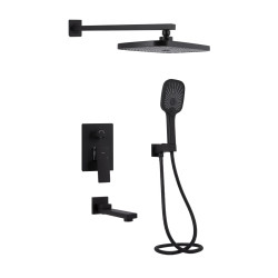 Qtap Gemini QTGEM114BLM45703 душевая система