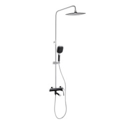 Qtap Grand QTGRABCR1004 душевая система Chrome/Black