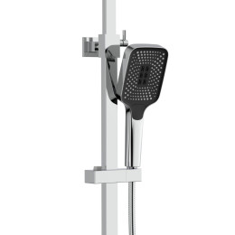 Душевая система QT Sloup (QTSL57103KNC) с термостатом, тропическим душем, 2 режима, хром