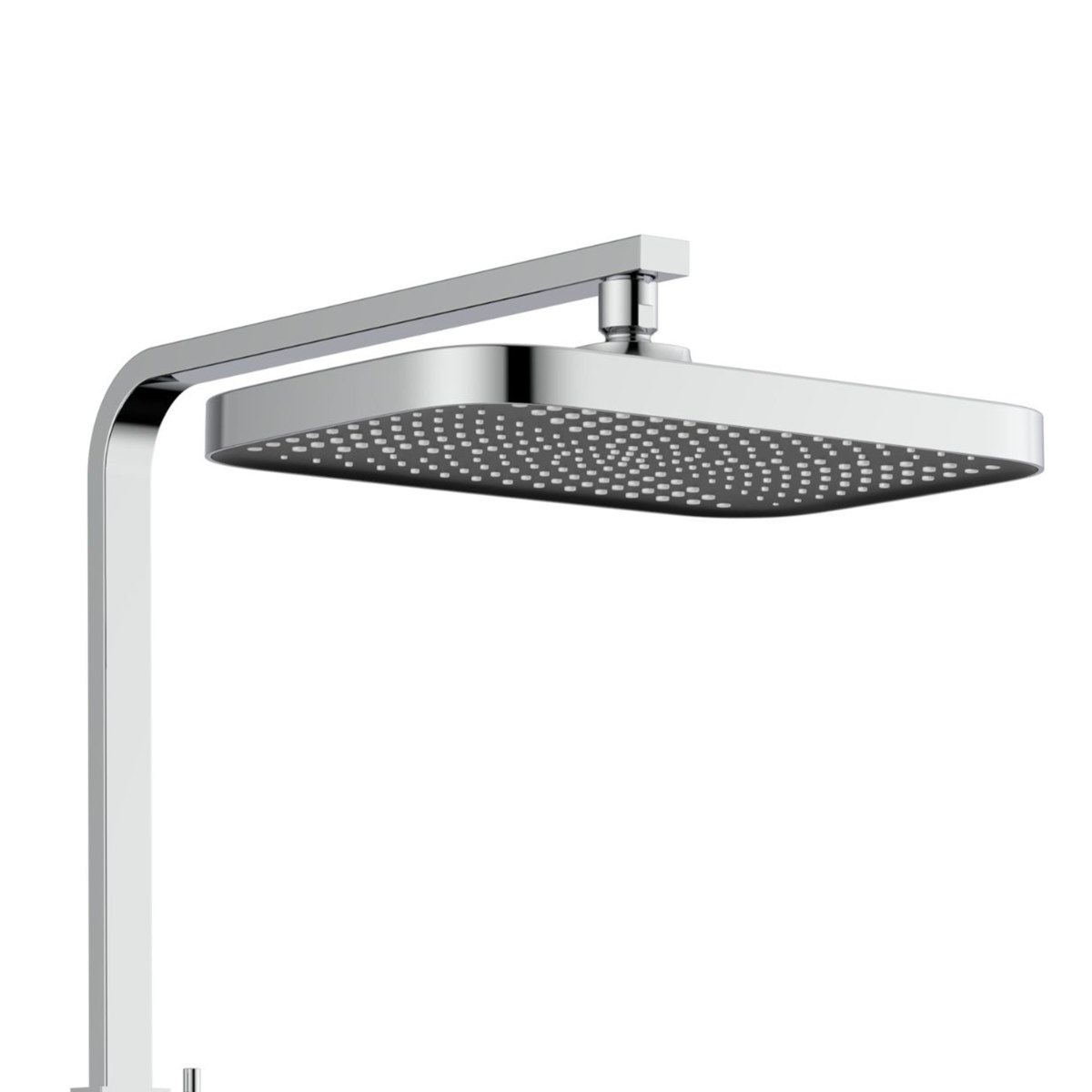 Душевая система QT Sloup (QTSL57103KNC) с термостатом, тропическим душем, 2 режима, хром