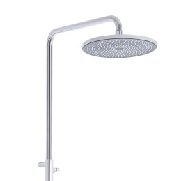 Душевая система QT Sloup (QTSL57103ONC) с термостатом, тропическим душем, 2 режима, хром