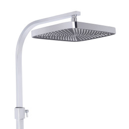 Душевая система QT Sloup (QTSLO51103OC48217) с термостатом, тропическим душем, 3 режима, хром