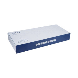 Душова система QT Swan Cascada (QTSWA111CRW45570) з тропічним душем і змішувачем, 3 режими, хром/білий