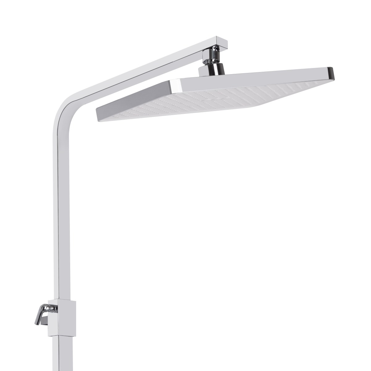 Душова система QT Swan Cascada (QTSWA111CRW45570) з тропічним душем і змішувачем, 3 режими, хром/білий