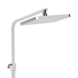 Душова система QT Swan Cascada (QTSWA111CRW45570) з тропічним душем і змішувачем, 3 режими, хром/білий