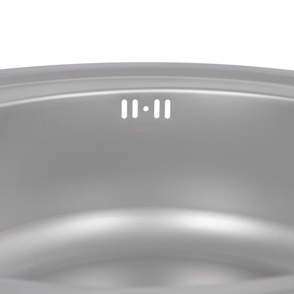 Кухонная мойка Brinex 510-D из нержавейки (BRIN510MDEC08) врезная, 0,8 мм, Micro Decor
