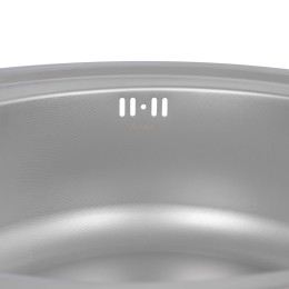Кухонная мойка Brinex 510-D из нержавейки (BRIN510MDEC08) врезная, 0,8 мм, Micro Decor