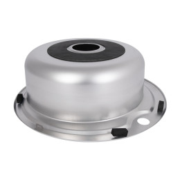 Кухонная мойка Brinex 510-D из нержавейки (BRIN510SAT08) врезная, 0,8 мм, Satin