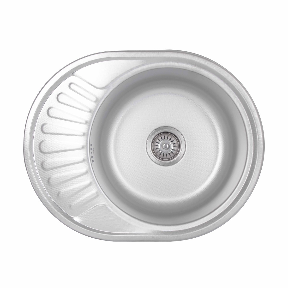 Кухонная мойка Brinex 5745 из нержавейки (BRIN5745MDEC08) врезная, 0,8 мм, Micro Decor