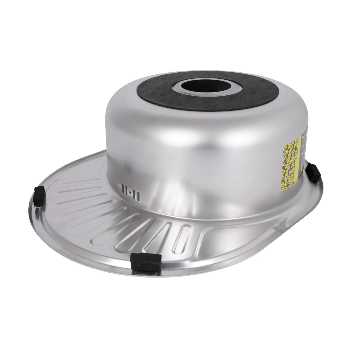 Кухонная мойка Brinex 5745 из нержавейки (BRIN5745SAT08) врезная, 0,8 мм, Satin