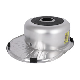 Кухонная мойка Brinex 5745 из нержавейки (BRIN5745SAT08) врезная, 0,8 мм, Satin