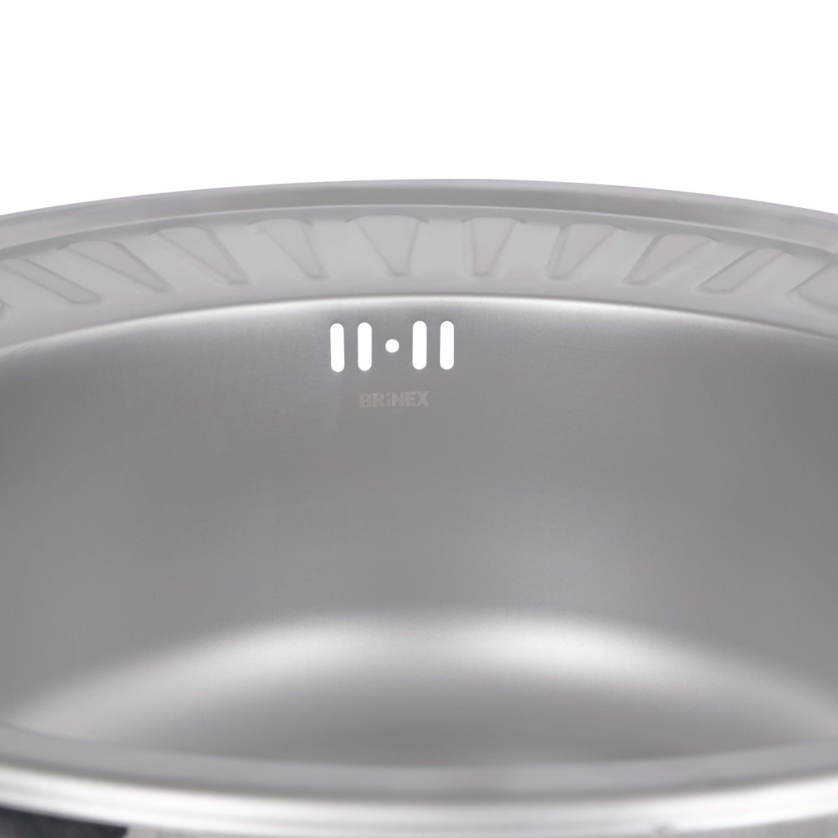 Кухонная мойка Brinex 5745 из нержавейки (BRIN5745SAT08) врезная, 0,8 мм, Satin