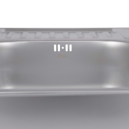 Кухонная мойка Brinex 5848 из нержавейки (BRIN5848SAT08) врезная, 0,8 мм, Satin