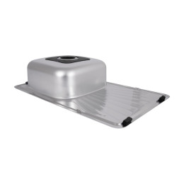Кухонная мойка Brinex 7848 из нержавейки (BRIN7848MDEC08) врезная, 0,8 мм, Micro Decor