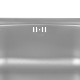 Кухонная мойка Brinex 7848 из нержавейки (BRIN7848MDEC08) врезная, 0,8 мм, Micro Decor