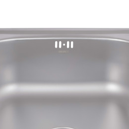 Кухонная мойка Brinex 7848 из нержавейки (BRIN7848SAT08) врезная, 0,8 мм, Satin