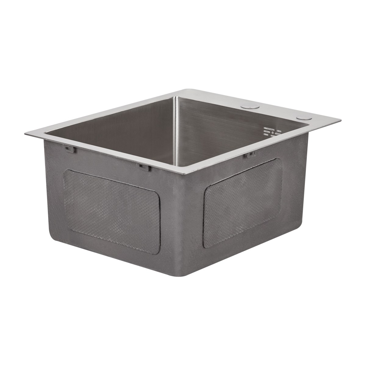 Кухонна мийка Lidz Handmade H4050 (LDH4050BRU39258) Brushed Steel