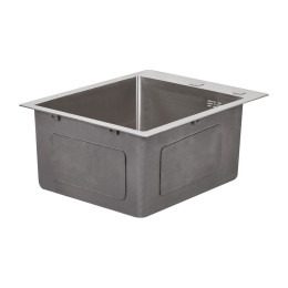 Кухонна мийка Lidz Handmade H4050 (LDH4050BRU39258) Brushed Steel