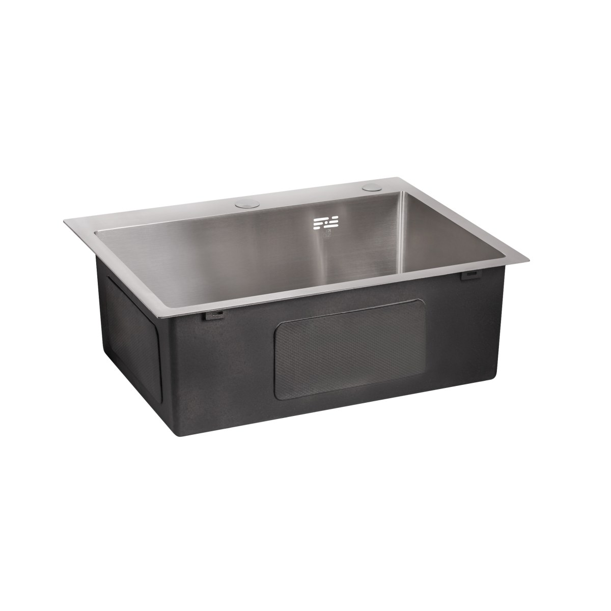 Кухонна мийка Lidz Handmade H6050 з нержавіючої сталі (LDH6050BRU35371) Brushed Steel