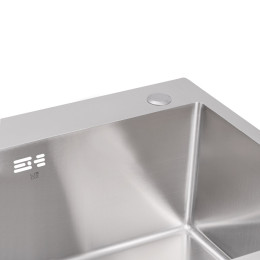 Кухонная мойка Lidz Handmade H7843 из нержавейки (LDH7843BRU35387) Brushed Steel