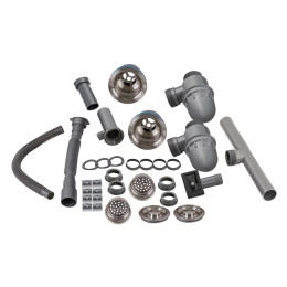 Кухонная мойка Lidz Handmade H7843 из нержавейки (LDH7843BRU35387) Brushed Steel