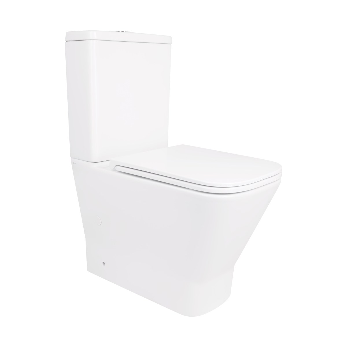 Унітаз-компакт Qtap Cardinal QT04222168AUQ3W безободковий Ultra Quiet з сидінням Soft Close пристінний