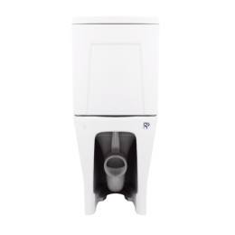 Унітаз-компакт Qtap Cardinal QT04222168AUQ3W безободковий Ultra Quiet з сидінням Soft Close пристінний