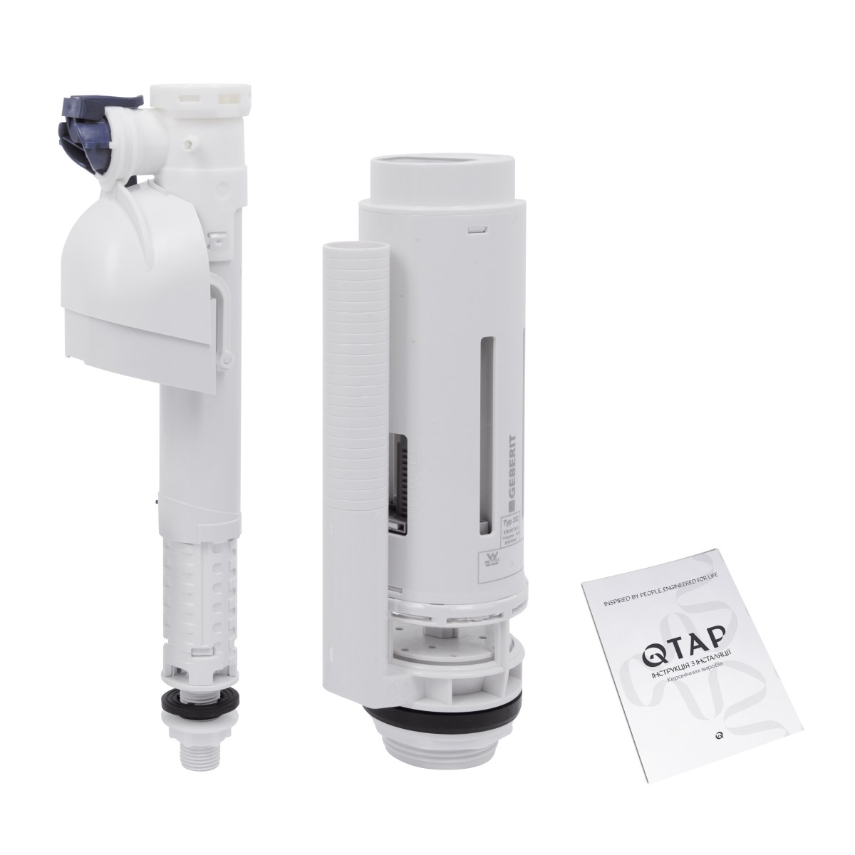 Унітаз-компакт Qtap Crow QT05222170W безободковий Rimless з сидінням Soft Close пристінний