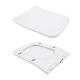 Унітаз-компакт Qtap Crow QT05222170W безободковий Rimless з сидінням Soft Close пристінний