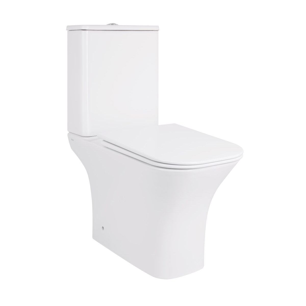 Унітаз-компакт Qtap Presto Quadro QT24221215AW безободковий Rimless з сидінням Soft Close