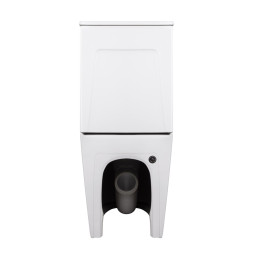 Унітаз-компакт Qtap Robin QT13226089AW безободковий Ultra Quiet з сидінням Soft Close пристінний